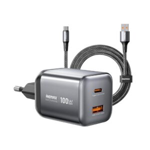 Remax CA-15 100W GaN Charger + Cable Kit